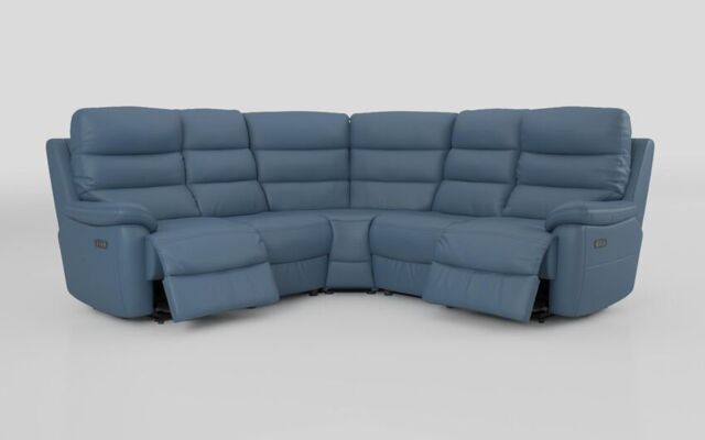Ossett 2 Corner 2 Power Sofa with Head Tilt - poltronesofà at ScS