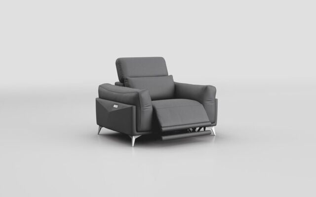 Gattolino Power Recliner Chair with Manual Head Tilt  - poltronesofà at ScS