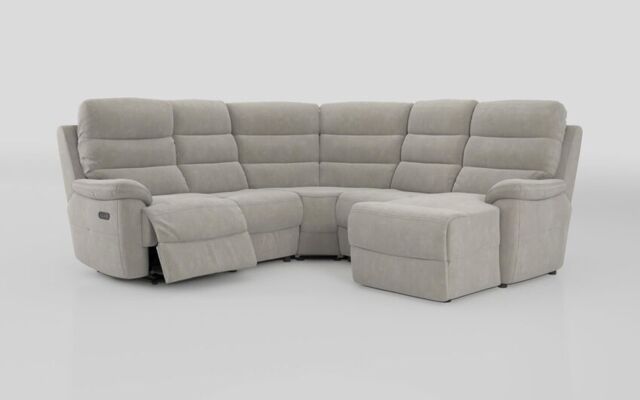 Ossett 2 Corner 2 Right Hand Facing Chaise Left Hand Facing Power Sofa with Head Tilt - poltronesofà at ScS