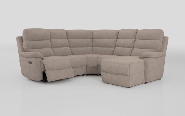 Ossett 2 Corner 2 Right Hand Facing Chaise Left Hand Facing Power Sofa with Head Tilt - poltronesofà at ScS