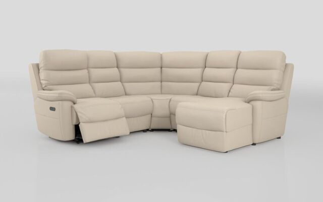 Ossett 2 Corner 2 Right Hand Facing Chaise Left Hand Facing Power Sofa with Head Tilt  - poltronesofà at ScS