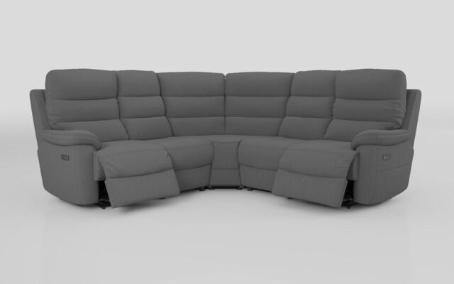 Ossett 2 Corner 2 Power Sofa with Head Tilt - poltronesofà at ScS