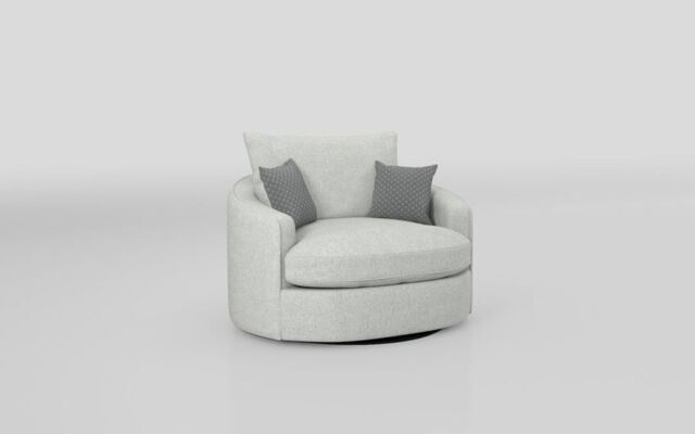 Aurora Fabric Large Twister Chair  - poltronesofà at ScS