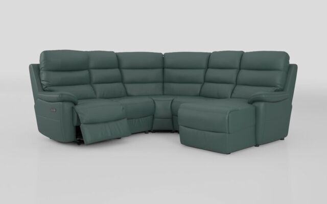 Ossett 2 Corner 2 Right Hand Facing Chaise Left Hand Facing Power Sofa with Head Tilt - poltronesofà at ScS