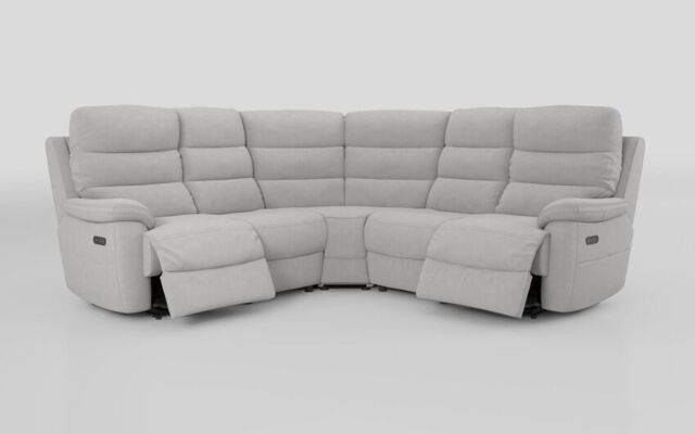 Ossett 2 Corner 2 Power Sofa with Head Tilt - poltronesofà at ScS