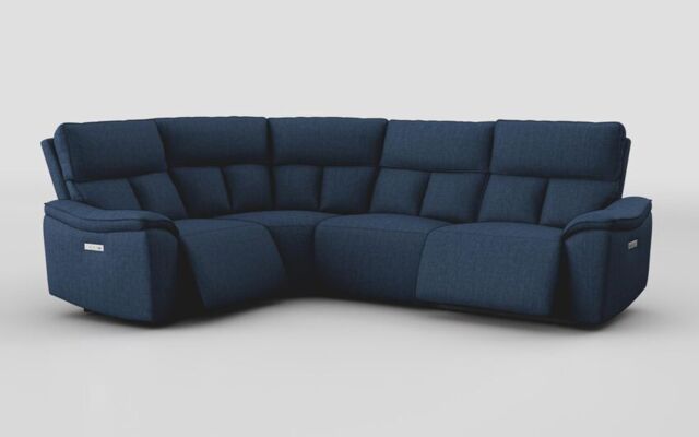 Pianello 1 Corner 3 Power Recliner Sofa with Power Head Tilt  - poltronesofà at ScS