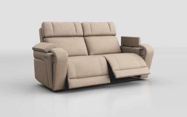 Adstock 3 Seater Power Recliner With Power Head Tilt - poltronesofà at ScS