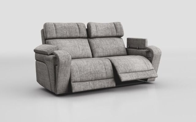 Adstock 3 Seater Power Recliner With Power Head Tilt - poltronesofà at ScS