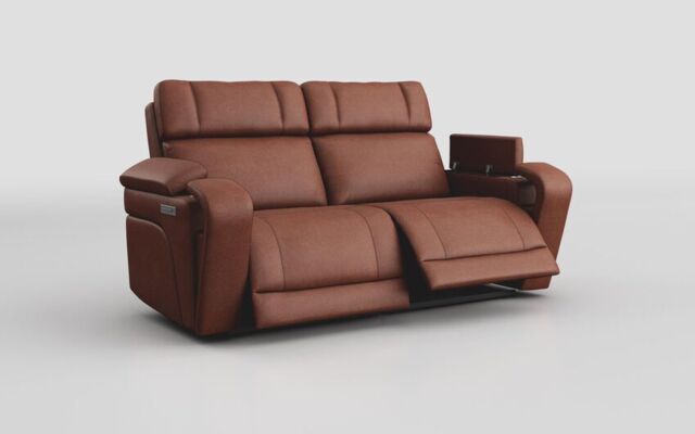 Adstock 3 Seater Power Recliner With Power Head Tilt - poltronesofà at ScS