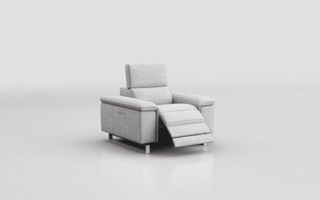 Viserba Power Recliner Chair with Power Head Tilt - poltronesofà at ScS