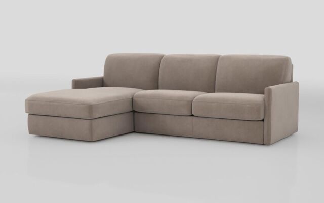 Barete Slim Arm 4 Seater Sofa Bed with Left Hand Facing Large Lounger - poltronesofà at ScS