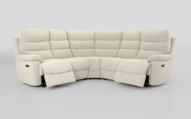 Ossett 2 Corner 2 Power Sofa with Head Tilt  - poltronesofà at ScS