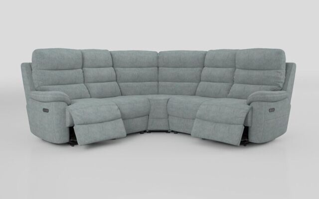 Ossett 2 Corner 2 Power Sofa with Head Tilt - poltronesofà at ScS