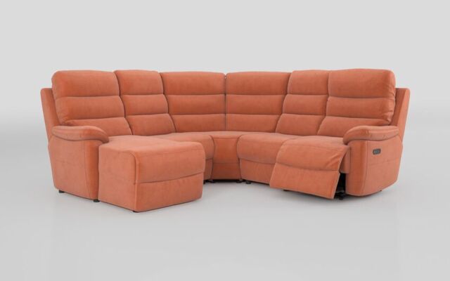 Ossett 2 Corner 2 Left Hand Facing Chaise Right Hand Facing Power Sofa with Head Tilt - poltronesofà at ScS