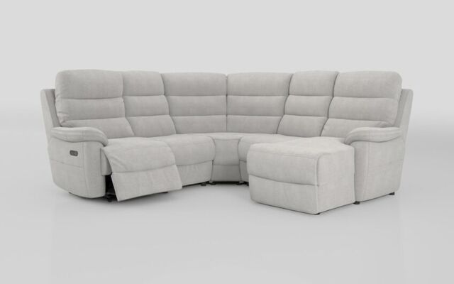 Ossett 2 Corner 2 Right Hand Facing Chaise Left Hand Facing Power Sofa with Head Tilt - poltronesofà at ScS