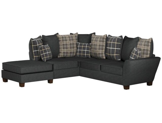 Theo Fabric 1 Corner 2 Left Hand Facing Chaise Scatter Back Sofa  - poltronesofà at ScS