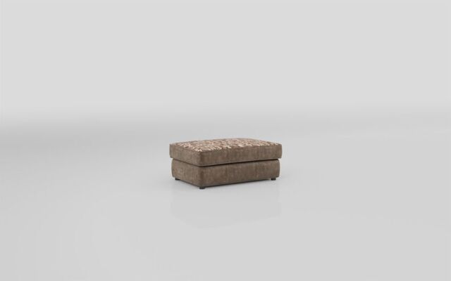 Living Esme Fabric Patterned Top Banquette Footstool - poltronesofà at ScS
