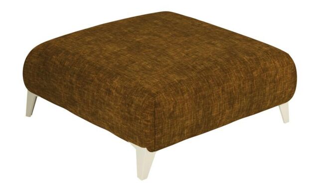 Ideal Home Brown Maisy Fabric Accent Footstool
