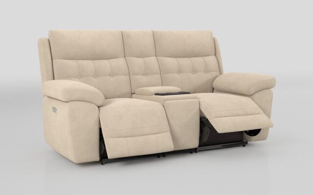 Belford 2 Seater Power Recliner Sofa with Media Console - poltronesofà at ScS