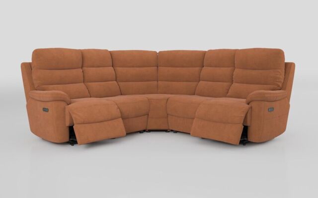 Ossett 2 Corner 2 Power Sofa with Head Tilt - poltronesofà at ScS
