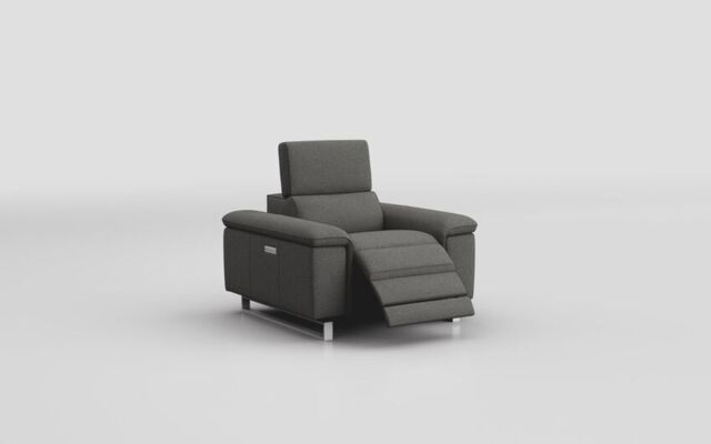 Viserba Power Recliner Chair with Power Head Tilt - poltronesofà at ScS