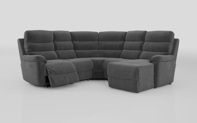 Ossett 2 Corner 2 Right Hand Facing Chaise Left Hand Facing Power Sofa with Head Tilt - poltronesofà at ScS