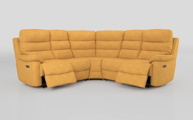 Ossett 2 Corner 2 Power Sofa with Head Tilt - poltronesofà at ScS