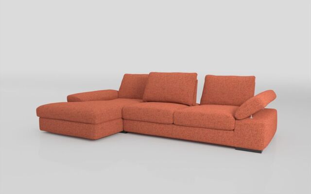 Savazza 4 Seater Sofa with Adjustable Back Rest Left Hand Facing Lounger  - poltronesofà at ScS