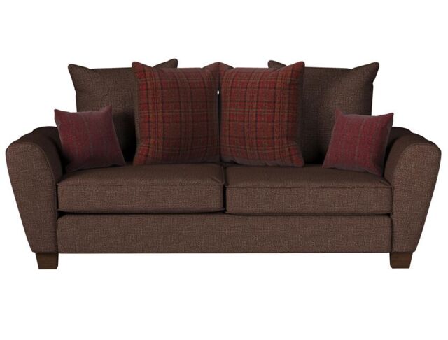 Theo Fabric 3 Seater Scatter Back Sofa  - poltronesofà at ScS