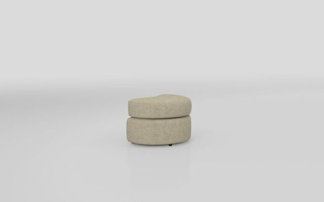 Aurora Fabric Twister Footstool  - poltronesofà at ScS