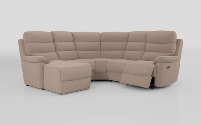 Ossett 2 Corner 2 Left Hand Facing Chaise Right Hand Facing Power Sofa with Head Tilt  - poltronesofà at ScS