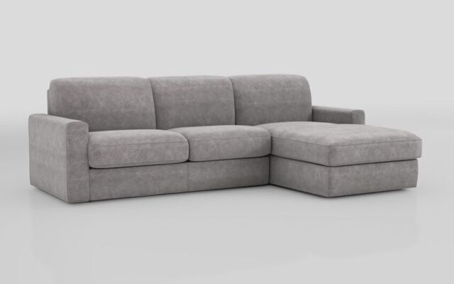 Barete Large Arm 4 Seater Sofa Bed with Right Hand Facing Large Lounger - poltronesofà at ScS