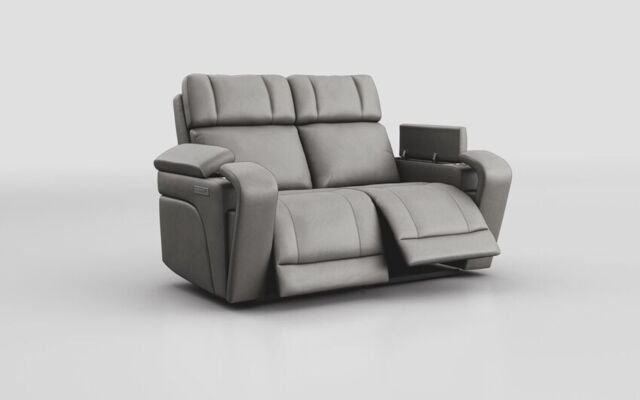 Adstock 2 Seater Power Recliner With Power Head Tilt - poltronesofà at ScS