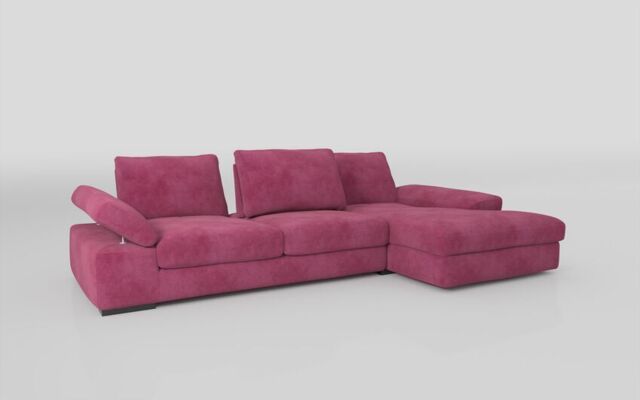 Savazza 4 Seater Sofa with Adjustable Back Rest Right Hand Facing Lounger - poltronesofà at ScS