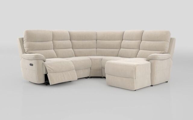 Ossett 2 Corner 2 Right Hand Facing Chaise Left Hand Facing Power Sofa with Head Tilt  - poltronesofà at ScS