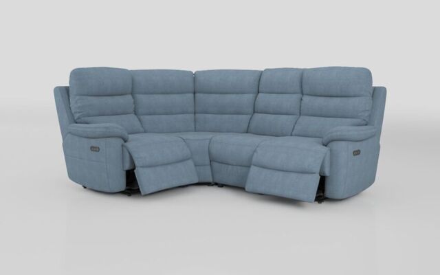 Ossett 1 Corner 2 Power Sofa with Head Tilt - poltronesofà at ScS