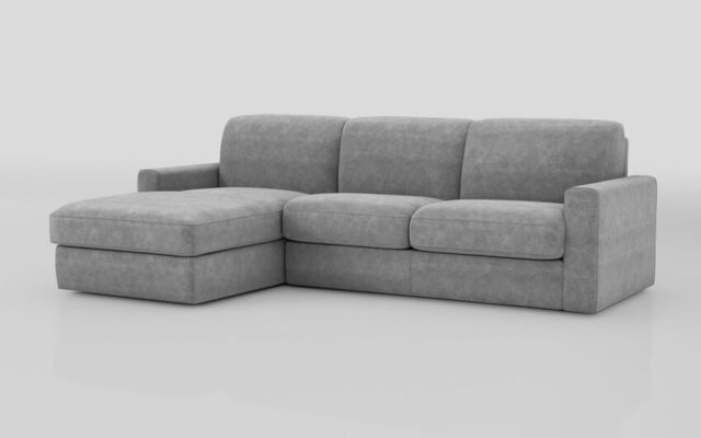 Barete Large Arm 4 Seater Sofa Bed with Left Hand Facing Large Lounger - poltronesofà at ScS