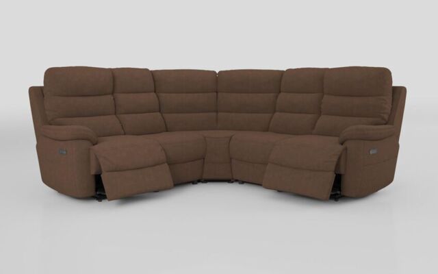 Ossett 2 Corner 2 Power Sofa with Head Tilt - poltronesofà at ScS