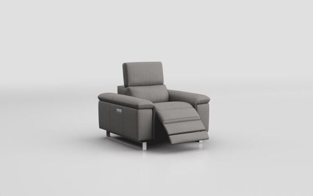 Viserba Power Recliner Chair with Power Head Tilt - poltronesofà at ScS