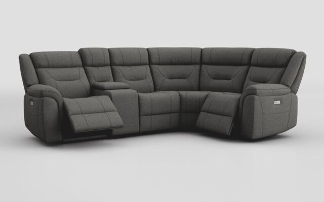 Ainsdale 2 Corner 1 Power Sofa with Console  - poltronesofà at ScS