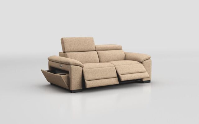 Mesola 3 Seater Power Recliner Sofa with Manual Head Tilt - poltronesofà at ScS