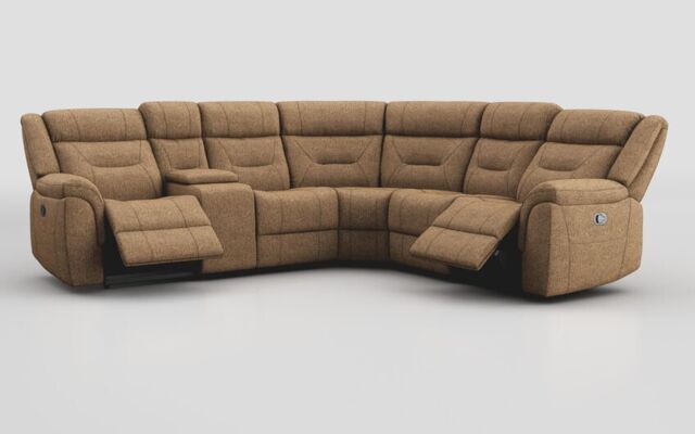 Adstock Power Recliner Chair with Power Head Tilt, Lumbar, Massage, Audio, Heat & LED Lights - poltronesofà at ScS