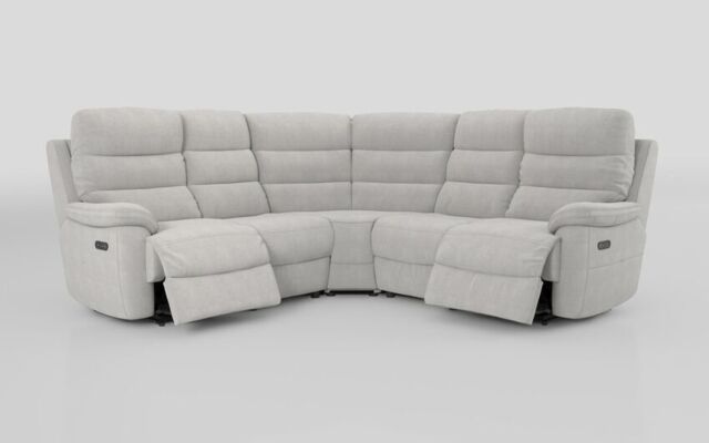 Ossett 2 Corner 2 Power Sofa with Head Tilt - poltronesofà at ScS