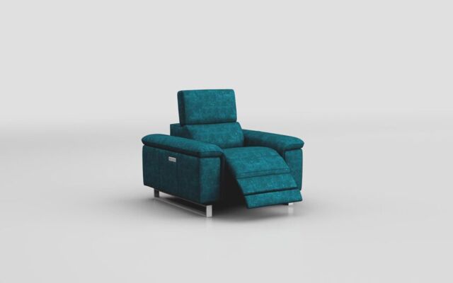 Viserba Power Recliner Chair with Power Head Tilt - poltronesofà at ScS