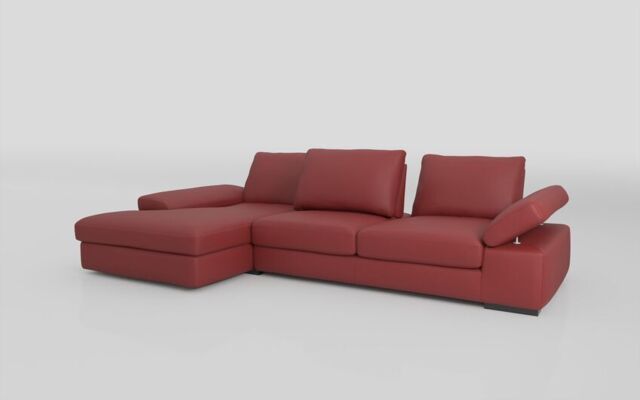 Savazza 4 Seater Sofa with Adjustable Back Rest Left Hand Facing Lounger  - poltronesofà at ScS
