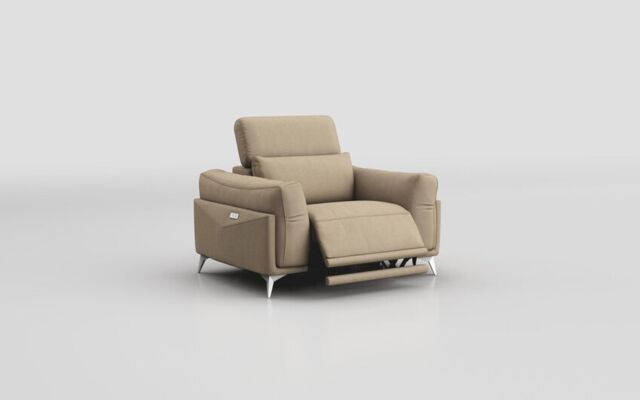 Gattolino Power Recliner Chair with Manual Head Tilt  - poltronesofà at ScS