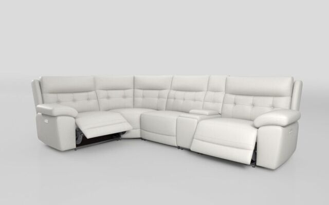 Belford 1 Corner 3 Power Recliner Sofa with Console and Power Head Tilt - poltronesofà at ScS