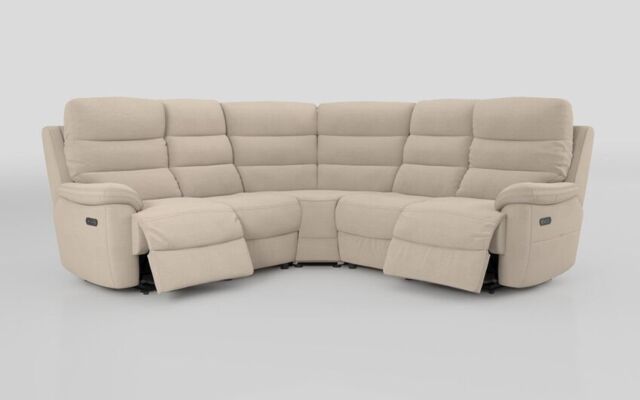 Ossett 2 Corner 2 Power Sofa with Head Tilt - poltronesofà at ScS