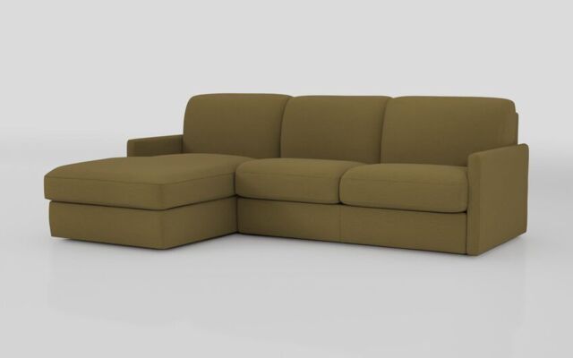 Barete Slim Arm 4 Seater Sofa Bed with Left Hand Facing Large Lounger  - poltronesofà at ScS
