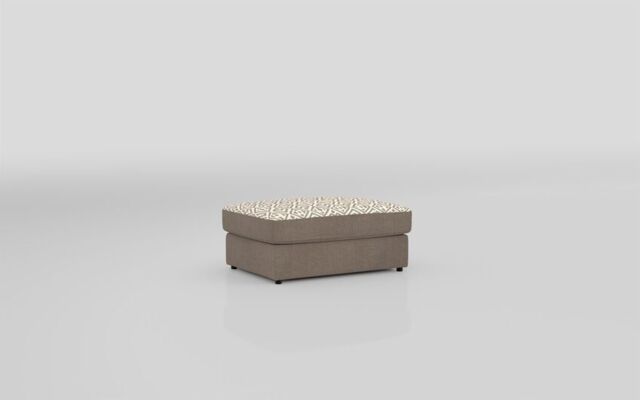 Aspen Fabric Pattern Top Banquette Footstool - poltronesofà at ScS